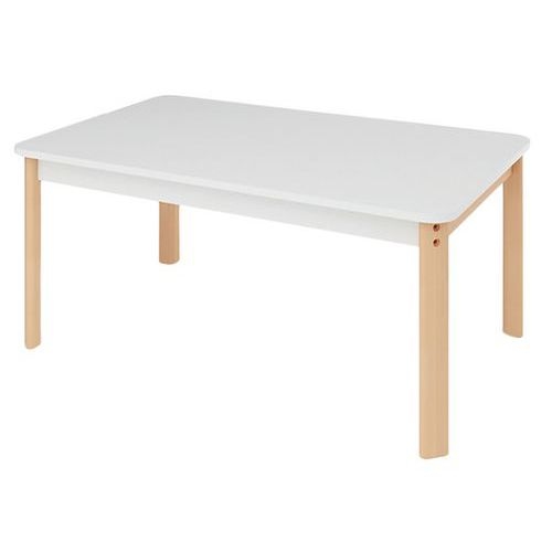 Table Classik rectangulaire réglable T0 à T3 - piètement bois hêtre - Image principale