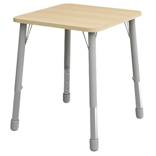 Table Eko carrée 69 x 69 cm réglable T1 à T3 - hêtre - Image principale