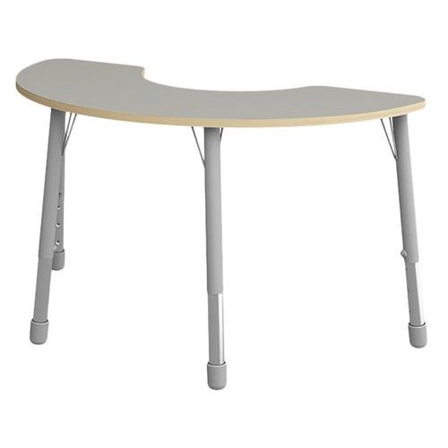 Table Eko haricot 146 x 68 cm réglable T1 à T3 - gris - Image principale