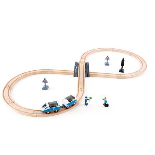 Circuit de train en huit bois - Image principale