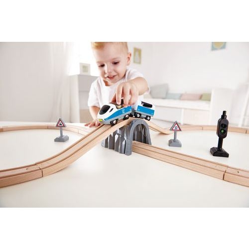Circuit de train en huit bois - Image 2