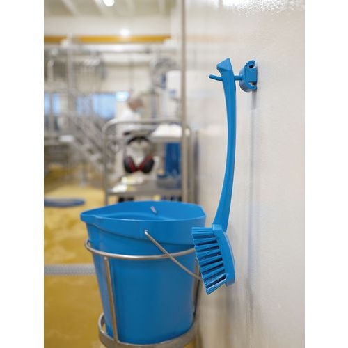 Lot de 5 Support mural hygiénique - Crochet simple - 4,15cm - Bleu - Image 4