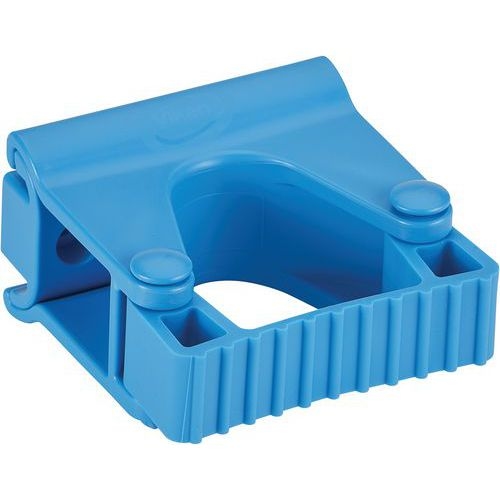 Lot de 5 Support mural hygiénique - Clip Grip - 8,3cm - Bleu - Image principale