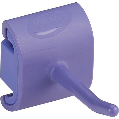 Lot de 5 Support mural hygiénique - Crochet simple - 4,15cm - Violet - Image principale