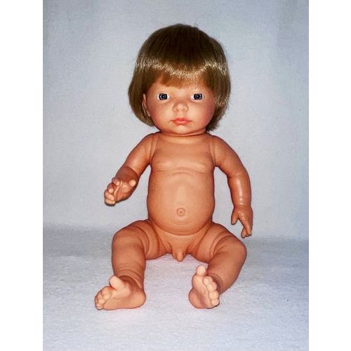 Bébé européen garçon avec cheveux - Image principale