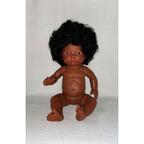 Bébé africain fille avec cheveux - Image principale