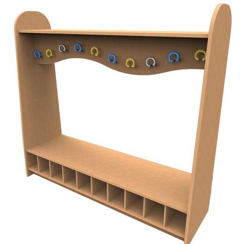 Banc vestiaire double face - Image principale