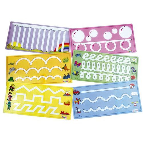 Lot de 6 pistes graphiques - Image principale