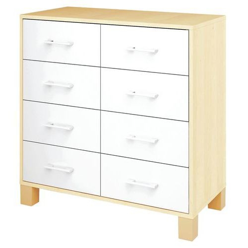 Armoire basse Confetti avec pieds et 8 tiroirs - Image 3
