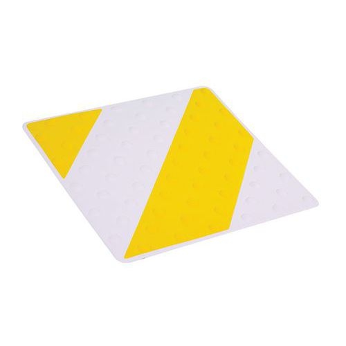 Lot de 5 Dalle podotactible jaune/blanc - Novap - Image principale