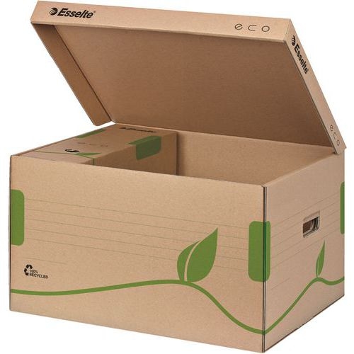 Lot de 10 Conteneur  pour boites archives  dos 80 ou 100  - Esselte - Image 2