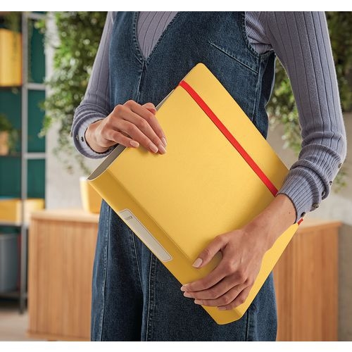 Lot de 6 Classeur levier Active Cosy 65 mm - jaune - Leitz - Image 4