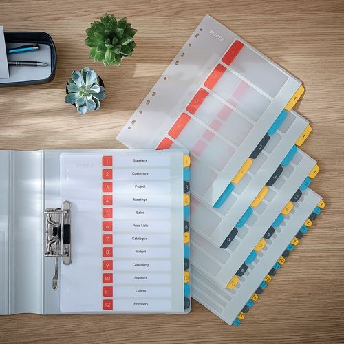 Lot de 10 Intercalaires imprimables - numérique 1-10 -  Cosy - Leitz - Image 4