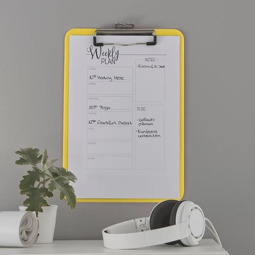 Lot de 10 Porte-bloc A4 Wow - jaune- Leitz - Image 4
