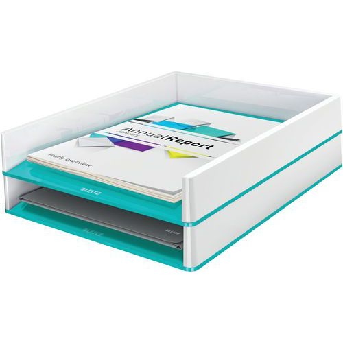 Lot de 4 Corbeille à courrier Dual  - menthe- Leitz - Image 4