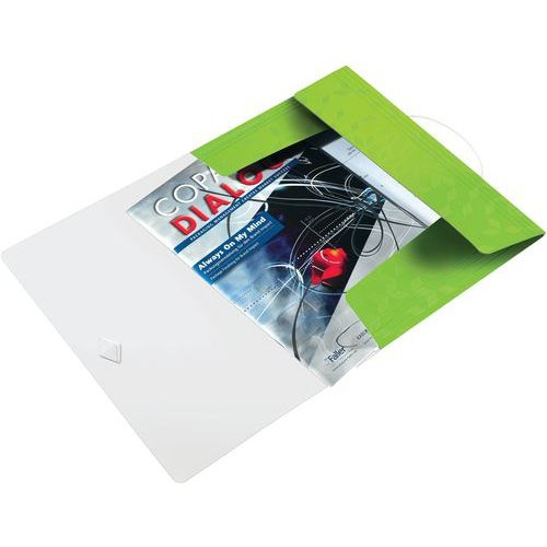 Lot de 10 Chemise 3 rabats en polypropylène Leitz Wow vert - Image 2