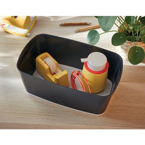 4 Boite de rangement petit format MyBox avec couvercle Cosy gris Leitz - Image 3