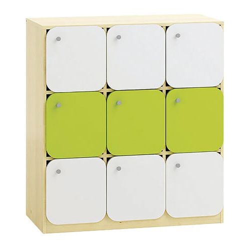 Meuble 9 cases avec portes - Image principale
