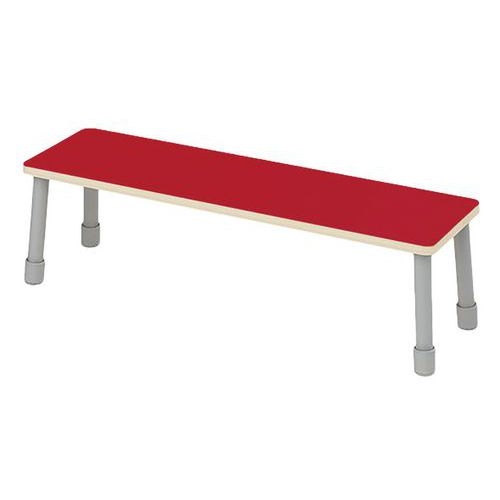 Banc 120 cm - rouge - Image principale