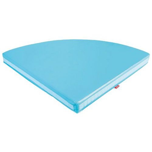 Tapis d'angle en mousse bleu - Image principale