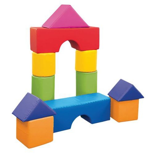 Donjon en mousse pour construction créative - 11 pièces - Image principale