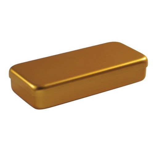 Boite aluminium 18 x 9 x 3 cm doré - Image principale