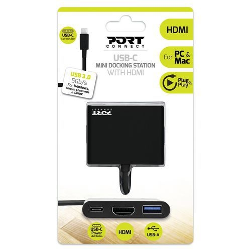 Mini station d'accueil USB-C + USB-A + HDMI - Image 8
