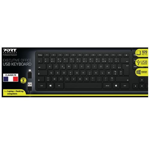 Clavier filaire Executive USB 3.0 - Port connect - Image 2