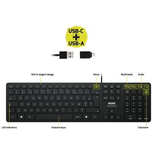 Clavier filaire Executive USB 3.0 - Port connect - Image 3