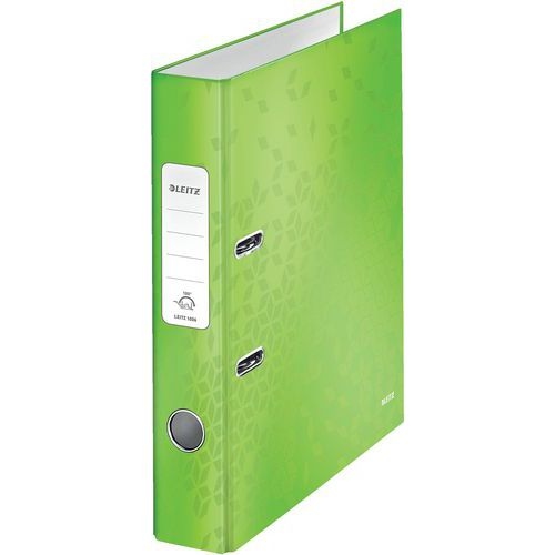 Lot de 10 Classeur levier Wow 180° A4 50mm - vert  - Leitz - Image principale