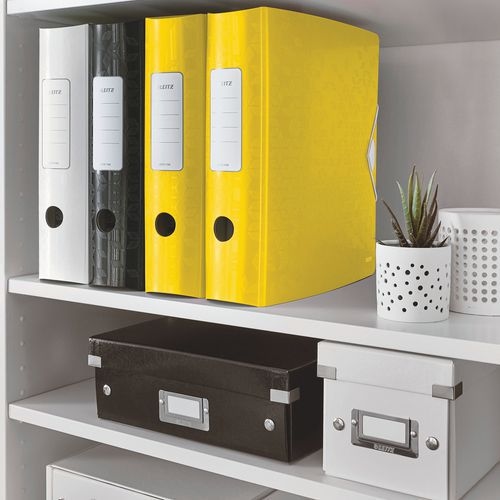 Lot de 10 Classeur Active polyfoam A4 180° 80mm - jaune  - Leitz - Image 2