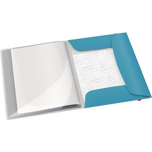 Lot de 10 Protège-document  40 vues - bleu - Cosy - Leitz - Image 2