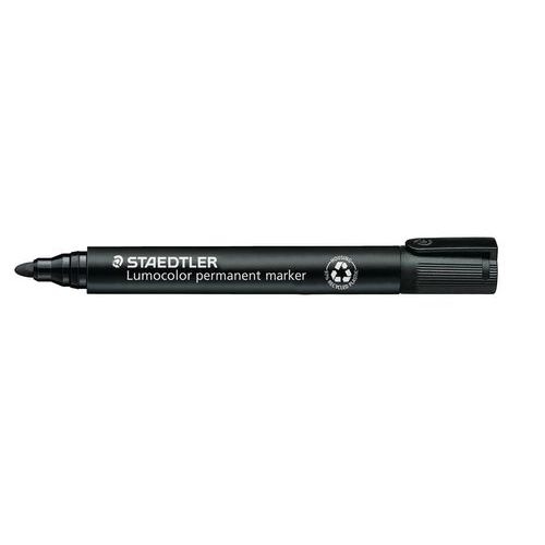Marqueur permanent pointe ogive Staedtler - noir - Image principale