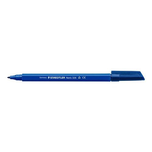 Feutre dessin avec pointe bloquée Staedtler (Boîte de 10) - bleu foncé - Image 2