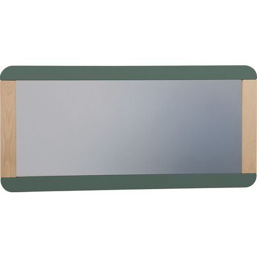 Miroir Lili 120x60 coloris hêtre/kaki - Image principale