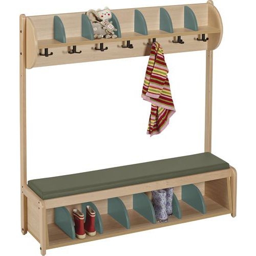 Banc vestiaire Lili T2 kaki - Image 2