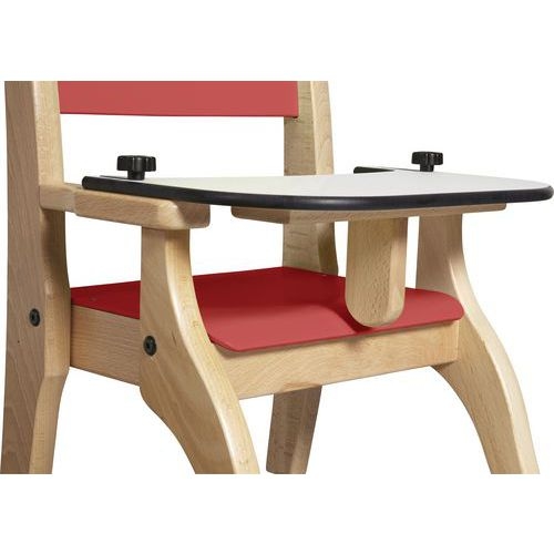 Fauteuil tablette amovible T0 corail - Image 3
