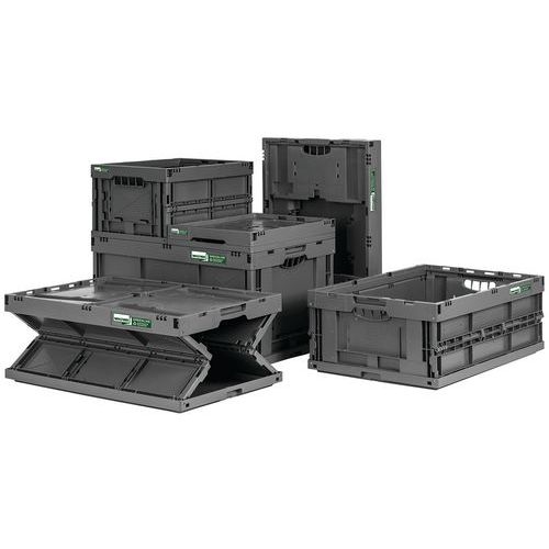 Bac pliant recyclé – Longueur 400 à 600 mm - 20 à 61 L - Image principale