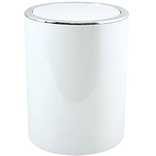 Poubelle Kamaka 6l sdb blanc ABS push in - Image principale