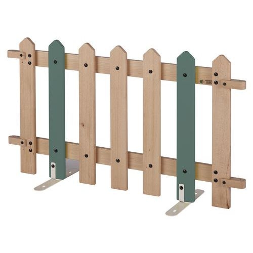 Barrière 7 lattes support montant coloris kaki - Image principale