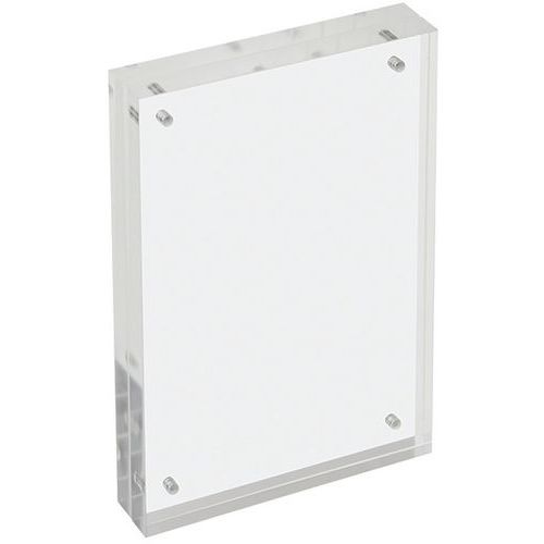 Cadre photo ou affichette magnétique transparent A6- Manutan - Image principale