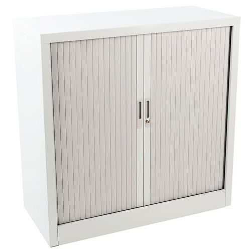 Armoire basse à rideaux en kit - Largeur 100 cm - Manutan Expert - Image 8