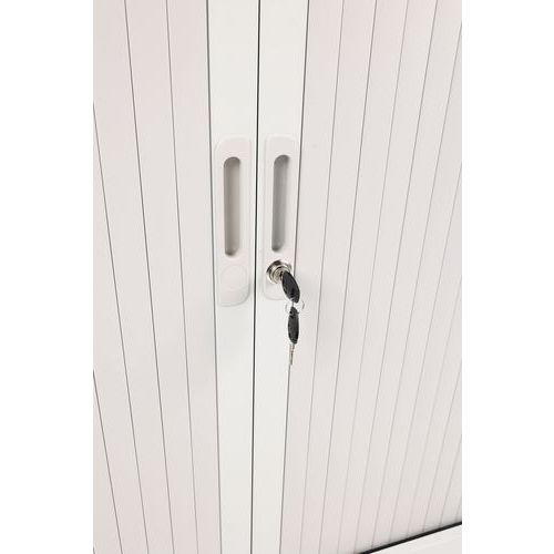 Armoire basse à rideaux en kit - Largeur 100 cm - Manutan Expert - Image 5