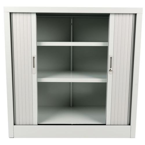 Armoire basse à rideaux en kit - Largeur 100 cm - Manutan Expert - Image 3