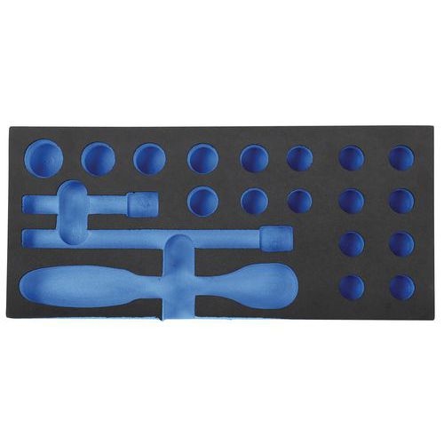 Module 1/3 vide pour 20 outils 1/2 - Manutan - Image 2