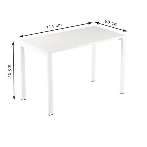 Bureau droit 180x80cm plateau Couleur Easy Office Paperflow - Image 10