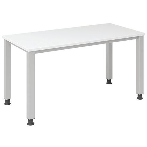 Bureau droit pieds carrés 140 cm - Hammerbacher - Image principale