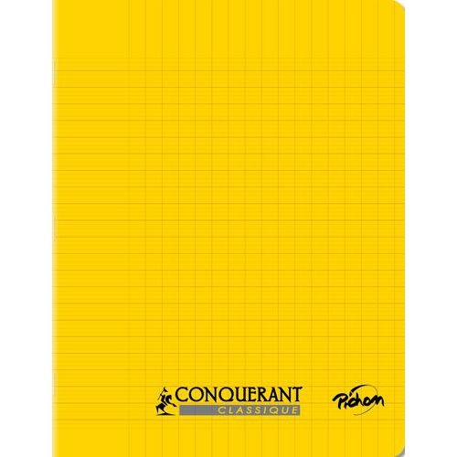 Cahier polypropylène 90g 96 pages seyes 17x22 cm  - jaune - Image principale