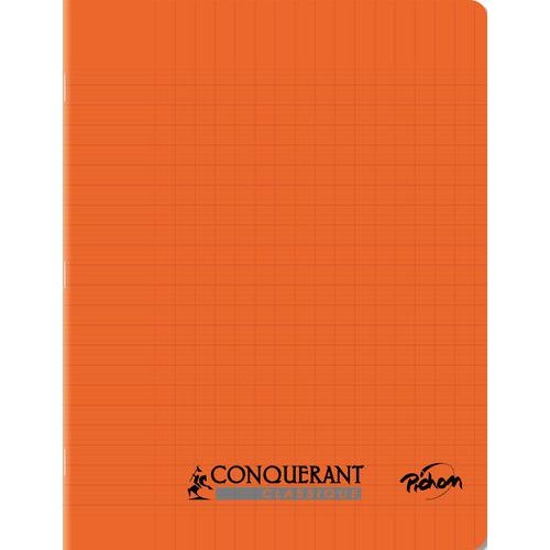 Cahier polypropylène 90g 96 pages seyes 17x22 cm - orange - Image principale