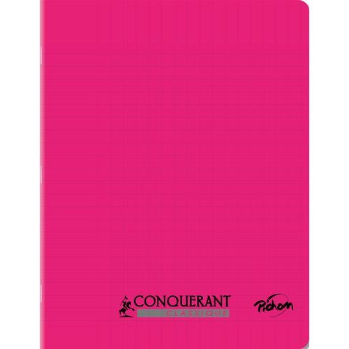 Cahier polypropylène 90g 96 pages seyes 17x22 cm - rose - Image principale